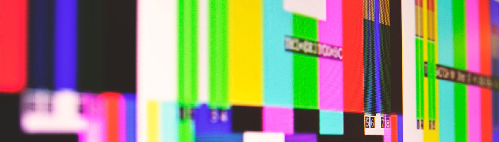 Colorful TV bars.