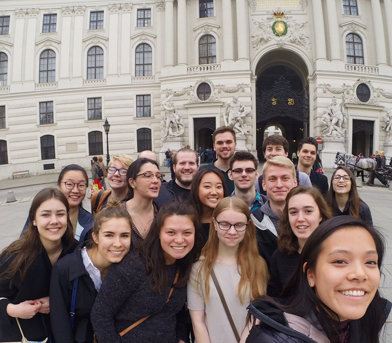 German Studies students on study abroad program.