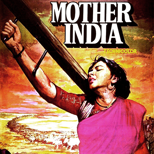 Poster for the Bollywood film "Mother India"