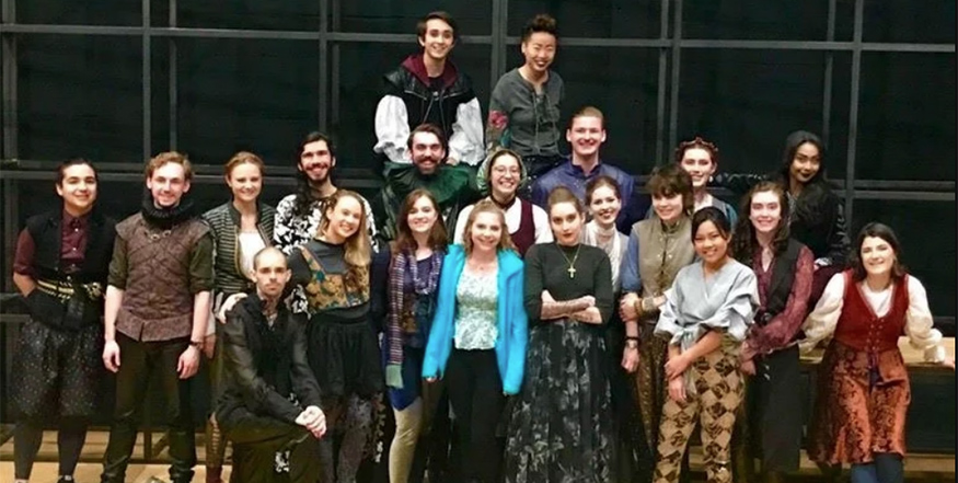 Cast and crew of UW production of Romeo and Jules.